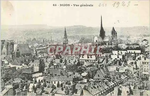 Cartes postales Dijon Vue generale