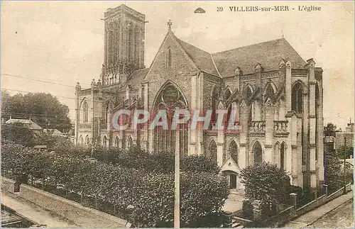 Cartes postales Villers sur Mer L Eglise