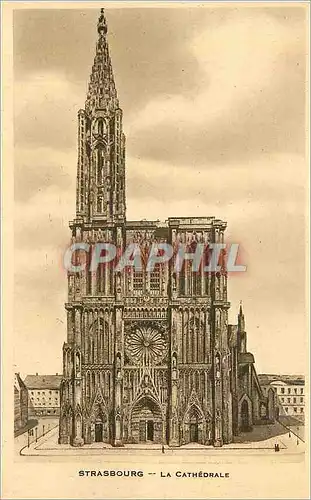 Cartes postales Strasbourg La Cathedrale