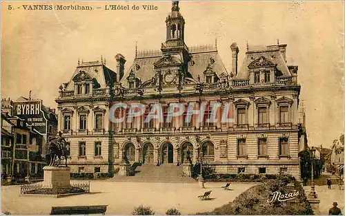 Ansichtskarte AK Vannes Morbihan L Hotel de Ville