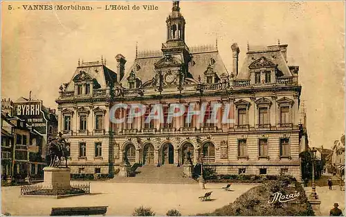 Cartes postales Vannes Morbihan L Hotel de Ville