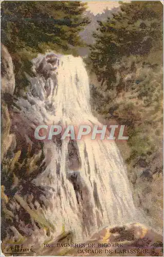 Cartes postales Bagneres de Bigorre Cascade de la Bassere