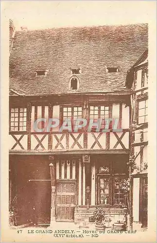 Cartes postales Le Grand Andely Hotel du Grand Cerf