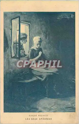 Cartes postales Albert Neuhuys Les deux amoureux