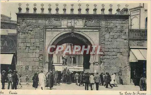 Cartes postales Tunis La Porte de France