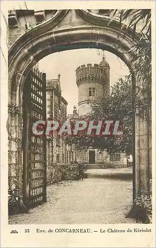 Cartes postales Env de Concarneau Le Chateau de Keriolet