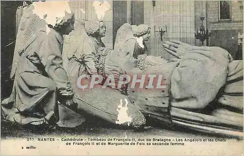 Cartes postales Nantes Cathedrale Tombeau de Francois II duc de Bretagne