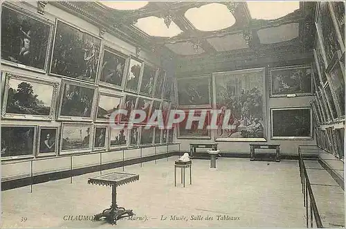 Cartes postales Chaumont Marne Le Musee Salle des Tableaux