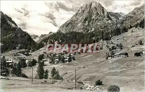 Moderne Karte Vallorcine Hte Savoie Vue generale