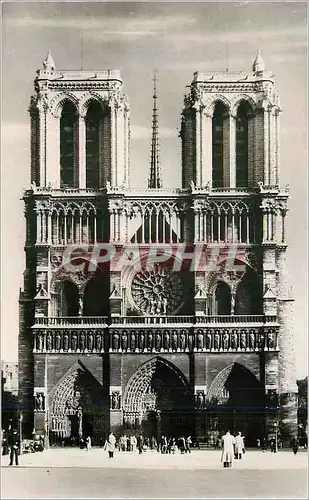 Moderne Karte Paris Notre Dame