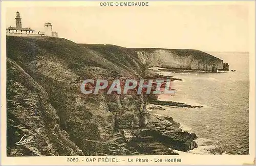 Ansichtskarte AK Cap Frehel Le Phare Les Houlles