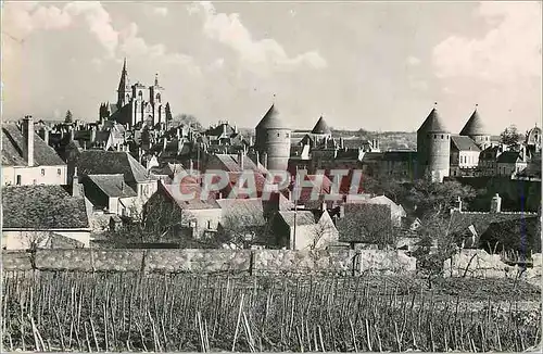 Cartes postales moderne Semur en Auxois Cote d Or Le Donjon et l Eglise