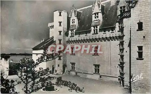 Moderne Karte Le Chateau de Montsoreau La Facade sur la cour interieure