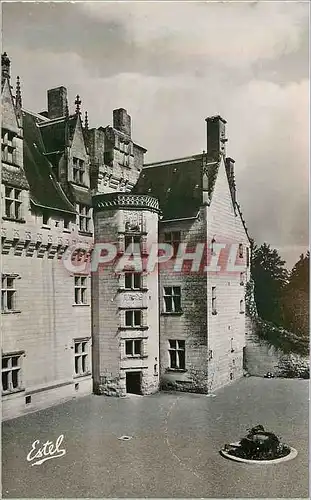 Moderne Karte Le Chateau de Montsoreau La Cour interieure et l Escalier Renaissance