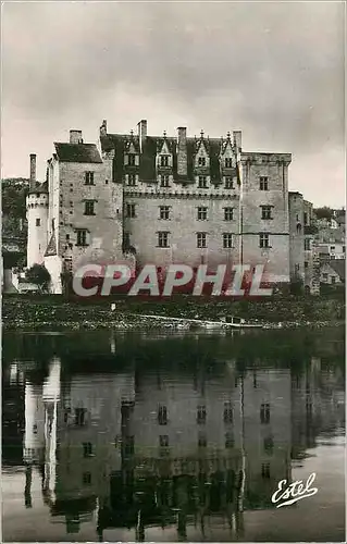 Moderne Karte Le Chateau de Montsoreau Le facade dominant le Loire