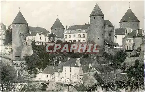 Moderne Karte Semur en Auxois Cote d Or Le Donjon et le Pont
