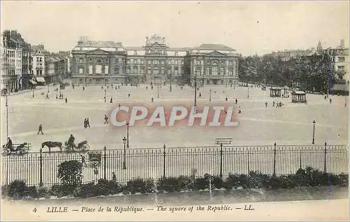 Cartes postales Lille Place de la Republique