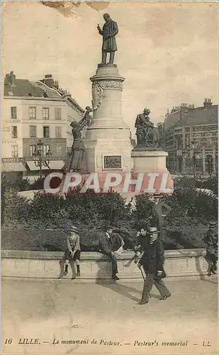 Cartes postales Lille Le monument de Pasteur