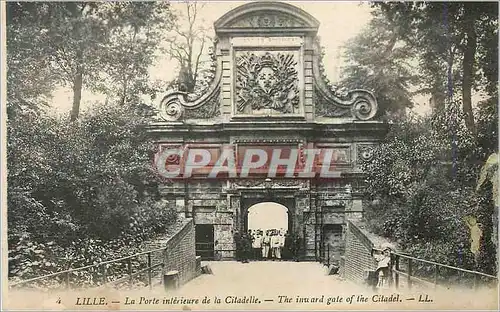 Ansichtskarte AK Lille La Porte interieure de la Citadelle