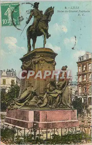 Cartes postales Lille Statue du General Faidherbe