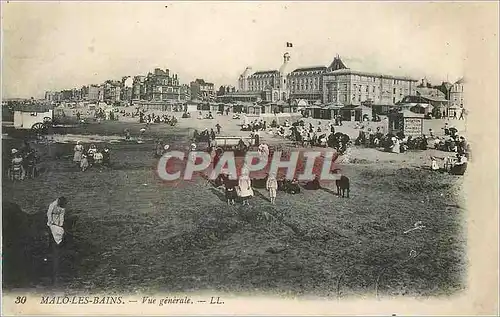 Cartes postales Malo les Bains Vue generale