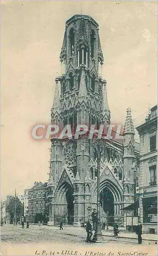 Ansichtskarte AK Lille L Eglise du Sacre Coeur