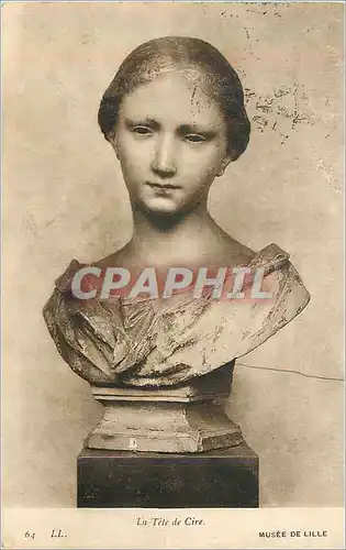 Cartes postales Musee de Lille La Tete de Cire