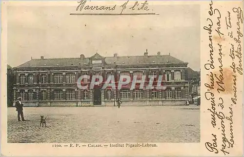 Cartes postales Calais Institut Pigault Lebrun