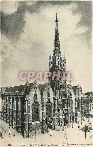 Cartes postales Lille L Eglise Saint Maurice