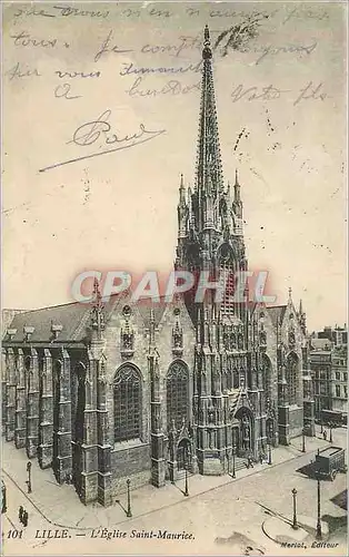 Cartes postales Lille L Eglise Saint Maurice