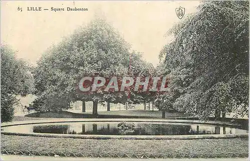 Cartes postales Lille Square Daubenton