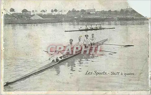 Cartes postales Les Sports Skiff a quatre