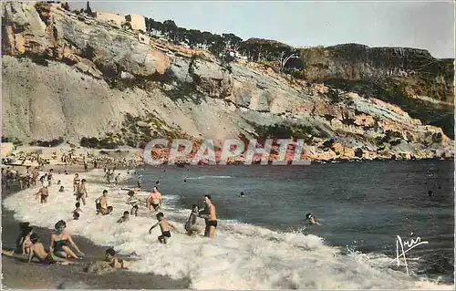 Moderne Karte Cassis La Plage