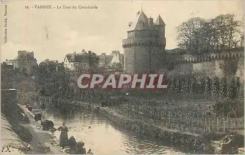 Cartes postales Vannes La Tour du Connetable Lavandieres