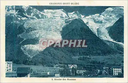 Cartes postales Chamonix Mont Blanc Glacier des Bossons