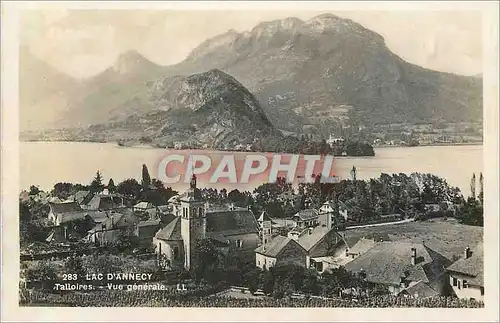 Cartes postales Lac d Annecy Talloires Vue generale