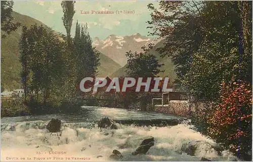 Cartes postales Luchon Les Pyrenees Chute de la Pique et Fond de la Venasque