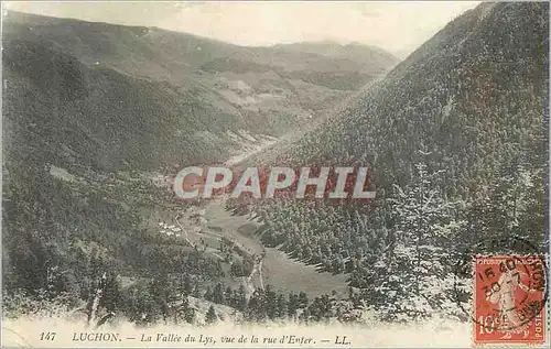 Cartes postales Luchon La Vallee du Lys Vue de la Rue d'Enfer