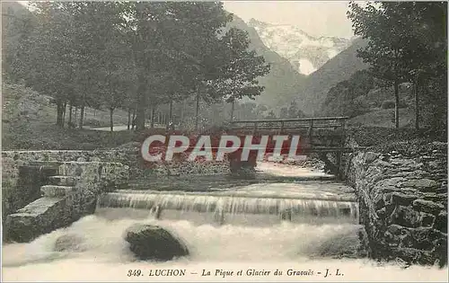 Cartes postales Luchon La Pique et Glacier du Graoues