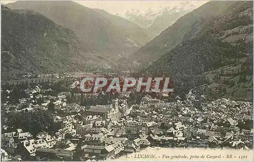 Cartes postales Luchon Vue Generale prise de Cazaril