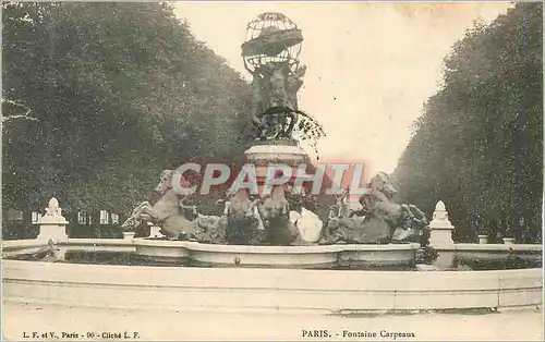 Cartes postales Paris Fontaine Crapeaux