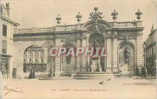 Cartes postales Nancy Fontaine & Place Callot