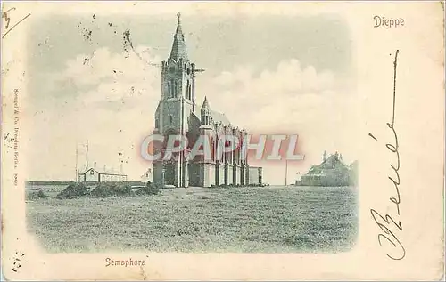 Cartes postales Dieppe Semaphore (carte 1900)