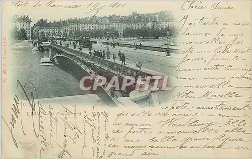 Cartes postales Lyon Le Pont (carte 1900)