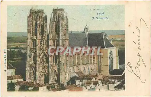 Cartes postales Toul Cathedrale (carte 1900)