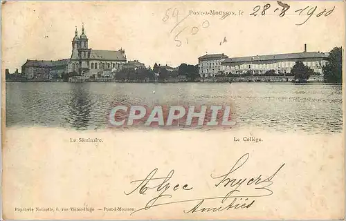 Cartes postales Mont a Mousson Le Seminaire Le College (carte 1900)