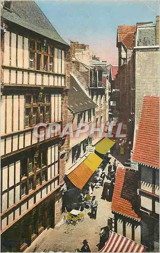 Cartes postales Mont Saint Michel La Rue Principale
