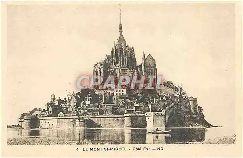 Ansichtskarte AK Mont Saint Michel Cote Est