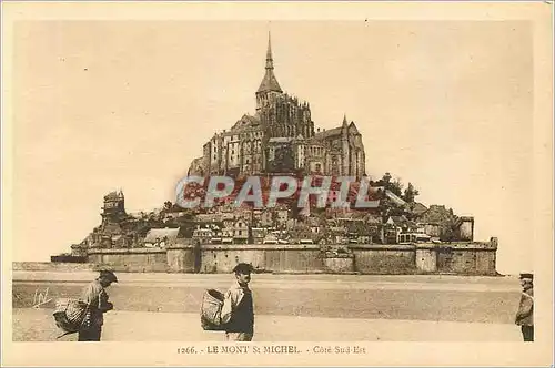 Ansichtskarte AK Le Mont Saint Michel Cote sud Est