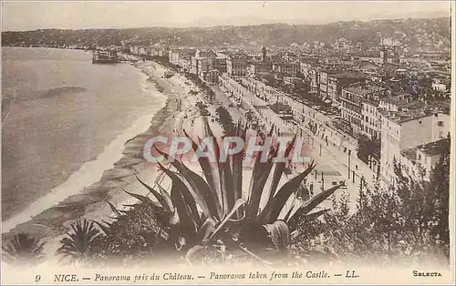 Cartes postales Nice Panorama pris du Chateau